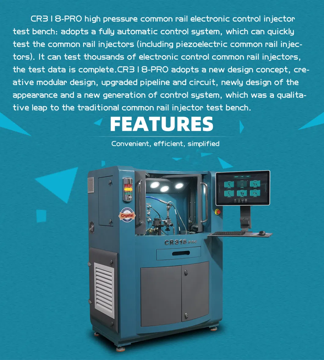 Cr318-PRO Common Rail Injector Electronics Repair Testing Machine